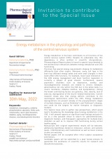 Invitation to submitmanuscripts for a Special Issue of Pharmacological Reports: 