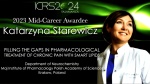 Prof. Katarzyna Starowicz-Bubak nagrodzona Mid Career Award przez International Cannabinoid Research Society (ICRS)