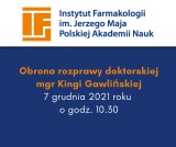 Obrona rozprawy doktorskiej mgr inż. Kingi Gawlińskiej