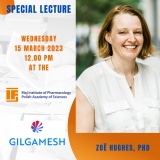 Wykład Dr Zoë Hughes z Gilgamesh Pharmaceuticals