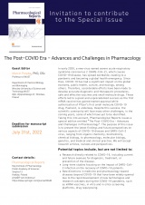 Invitation to contribute to a Special Issue of Pharmacological Reports: “The Post-COVID Era - Advances and Challenges in Pharmacology”